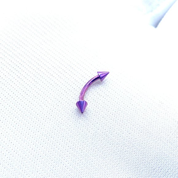 16G Spikes Daith Earring Eyebrow Piercing Rook Earring Rook Piercing Eyebrow - Picture 3 of 5